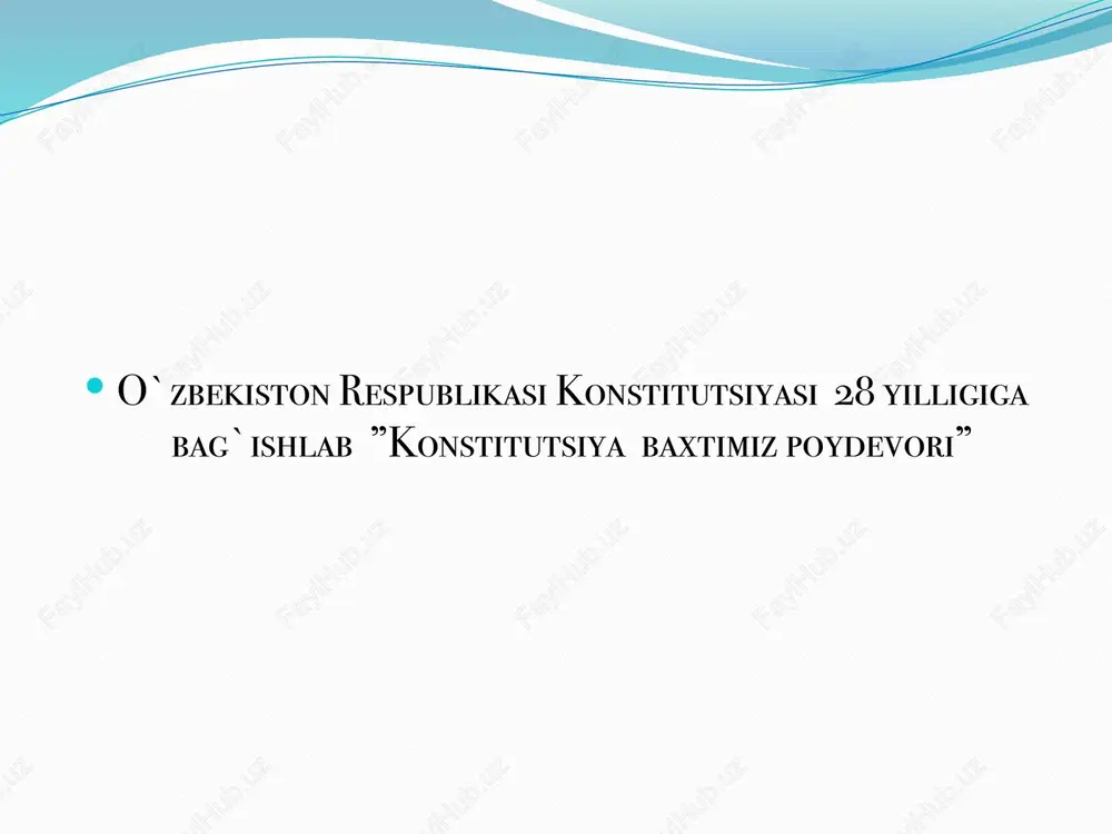 otlar konstitutsiyaviy tamoyil va qoidalarga muvofiq tarzda amalga oshirildi. bu yilda «inson manfaatlari hamma narsadan ulug‘» degan g‘oya amalga to‘liq tatbiq etilib, davlat hokimiyatida mutloqo yangi tizim — o‘zbekiston respublikasi prezidentining virtual qabulxonasi, joylarda xalq qabulxonalari tashkil etildi, aholining eng dolzarb muammolarini hal etishning samarali tizimi yaratildi. prezidentimiz tashabbusi bilan 2017-2021-yillarda o‘zbekiston respublikasini rivojlantirishning beshta ustuvor yo‘nalishlari bo‘yicha harakatlar strategiyasi jamiyat hayotining barcha sohalaridagi islohotlarni harakatga keltiruvchi kuchga aylandi. yakuniga yetayotgan yilda konstitutsiyamizning hayotiy negizi nechog‘li mustahkam ekani o‘z tasdig‘ini topdi. konstitutsiyaviy qoidalar fuqarolarimizning kundalik hayotida to‘laroq namoyon bo‘ldi. chunki asosiy qonunimizda inson, uning huquq va erkinliklari hamda manfaatlari eng oliy qadriyat sifatida muhrlab qo‘yilgan. eng asosiysi, odamlar islohotlar samarasini kelajakda emas, balki bugun o‘z hayotida his qilish imkoniga ega bo‘ldi. prezidentimiz tashabbusi bilan 2017-2021-yillarda o‘zbekiston respublikasini rivojlantirishning beshta ustuvor yo‘nalishlari bo‘yicha harakatlar strategiyasi jamiyat hayotining barcha sohalaridagi islohotlarni harakatga keltiruvchi kuchga aylandi. yakuniga yetayotgan yilda konstitutsiyamizning hayotiy negizi nechog‘li …