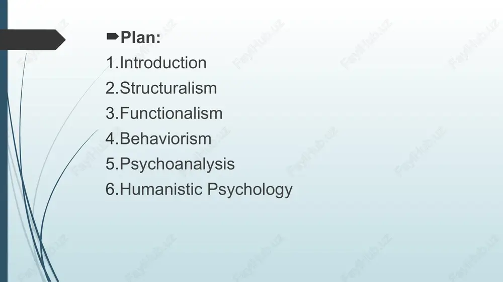 ogy, and even the development of behaviorism. behaviorism behaviorism became the dominant school of thought in the early 20th century, led by psychologists such as john b. watson and b.f. skinner. it rejected the study of consciousness and focused only on observable behavior. behaviorists believed that all behavior is learned through interaction with the environment, mainly via conditioning. watson’s classical conditioning experiments and skinner’s operant conditioning theory demonstrated how reinforcement and punishment shape behavior. behaviorism’s main contribution was the development of scientific and objective methods in psychology, though critics argue that it ignored internal mental processes. psychoanalysis sigmund freud introduced psychoanalysis in the late 19th century, emphasizing the role of the unconscious mind in shaping thoughts, feelings, and behaviors. according to freud, human behavior is driven by unconscious motives and conflicts, often rooted in childhood experiences. key concepts in psychoanalysis include the id, ego, and superego, as well as defense …