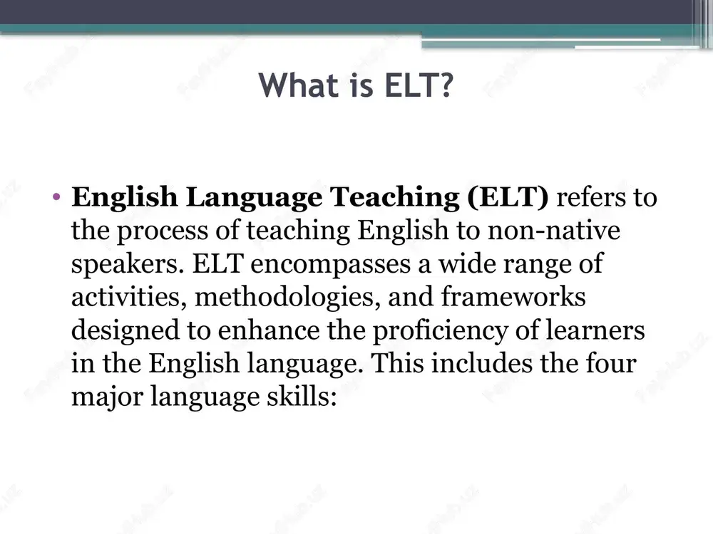 es for different educational stages. international standards: these include frameworks and assessments recognized worldwide, providing consistency in the evaluation of language proficiency. ielts (international english language testing system): an exam designed to test english language proficiency, primarily for those who wish to study, work, or migrate to english-speaking countries. toefl (test of english as a foreign language): another widely recognized language proficiency test, primarily used for academic admissions in english-speaking countries. tesol/tefl standards: these standards are intended for teachers of english to speakers of other languages, ensuring teachers meet certain professional benchmarks in their training. institutional standards: schools and universities often develop their own standards for teaching english, often aligned with international frameworks like cefr. these can be tailored to the needs of the institution's specific student body. types of international language testing international language testing is used to assess the english proficiency of learners. these tests are crucial for …