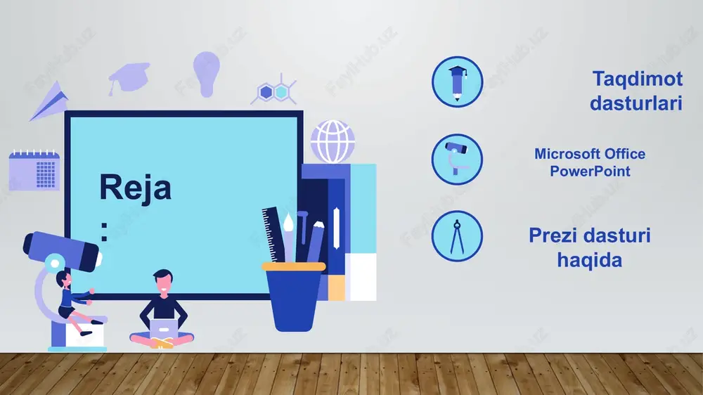 va ularni tomosha qilishga moʻljallangan dastur boʻlib, microsoft officening bir qismi hisoblanadi va microsoft windows, macos tizimlarida ishlash imkoniyatiga ega. powerpointda yaratilgan taqdimotlar proyektor yordamida katta ekranlarda yoki katta oʻlchamli televizion ekranlarda koʻrishga moʻljallangan. microsoft korporatsiyasi (microsoft corporation, microsoft) — har xil turdagi hisoblash uskunalari: shaxsiy kompyuterlar, oʻyin pristavkalari, pdaʼlar, mobil telefonlar va boshqalar uchun dasturiy taʼminot ishlab chiqaruvchi eng yirik transmilliy kompaniyalardan biridir. ayni paytda dunyoda eng keng tarqalgan dasturiy platforma — windows operatsion tizimlar oilasi ham shu korporatsiyaga tegishlidir. microsoft mahsulotlari dunyoning 80 dan ortiq mamlakatlarida sotiladi, dasturlar 45 dan ortiq tillarga tarjima qilinadi. korporatsiya shtab-kvartirasi aqshning vashington shtati redmond shahrida joylashgan. korporatsiyada 2020-yil 30-iyun holatiga koʻra, 163 mingdan ziyod kishi ishlamoqda. 2018-yilda u forbes jurnali boʻyicha dunyoning 500 ta eng yaxshi ish beruvchilari roʻyxatida ikkinchi oʻrinni egalladi[3]. microsoft rossiyada 1992-yil noyabr oyidan (2004-yil iyulidan “maykrosoft rus” mchj deb qayta tashkil etildi) faoliyat yuritadi. microsoft 2002-yilgi kelishuv natijasida …