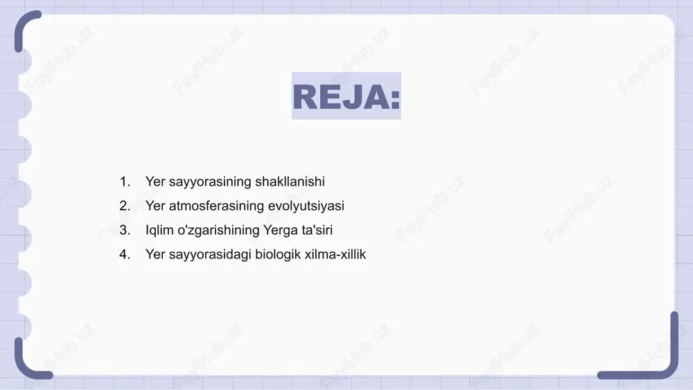 yillar davomida sezilarli o'zgarishlarni boshdan kechirdi, iqlim o'zgarishi uning tabiiy evolyutsiyasi va biologik xilma-xilligiga ta'sir qiluvchi hal qiluvchi omil sifatida paydo bo'ldi. insoniyatning so'nggi faoliyati, jumladan, sanoatlashtirish va o'rmonlarni kesish iqlim o'zgarishini tezlashtirdi, bu esa ekstremal ob-havo sharoitlariga, dengiz sathining ko'tarilishiga va butun dunyo bo'ylab keskin ekologik o'zgarishlarga olib keldi. iqlim o'zgarishini yumshatish yer ekotizimlarini saqlab qolish, turlarning omon qolishini ta'minlash va kelajak avlodlar uyg'un rivojlanishi uchun barqaror muhitni saqlash uchun muhimdir. yer sayyorasidagi biologik xilma-xillik yer sayyorasi sezilarli evolyutsion o'zgarishlarni boshdan kechirdi, buning natijasida turli xil ekotizimlar turli muhitlarda gullab-yashnadi. biologik xilma-xillik ming yillar davomidagi bu dinamik jarayonlarning dalilidir. mikroskopik organizmlardan tortib yirik sutemizuvchilargacha bo'lgan bu ajoyib xilma-xillik ekologik muvozanatda, oziq-ovqat tarmoqlarini qo'llab-quvvatlashda va o'zgaruvchan muhitda chidamlilikni oshirishda hal qiluvchi rol o'ynaydi. biologik xilma-xillikni saqlash yerning salomatligi va barqarorligini saqlash uchun juda muhimdir. yashash joylari va turlarni muhofaza qilish kelajak avlodlarning omon qolishini ta'minlaydi va ekotizimlarning uyg'un rivojlanishiga imkon …