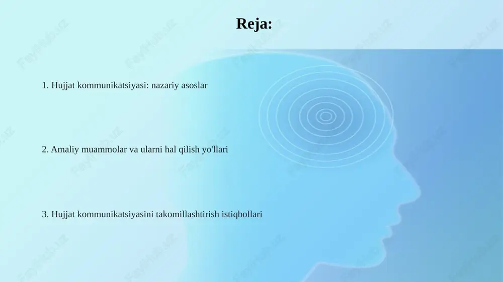 rni boshqarishdagi muammolar hujjatlarni boshqarishdagi asosiy muammolardan biri bu ma'lumotlarning izchil emasligidir, bu esa noto'g'ri qarorlar qabul qilishga olib keladi va audit jarayonlarida xatarlarni oshiradi. hujjatlarni elektron tarzda boshqarish tizimlarining yetishmasligi, ayniqsa 2024 yilda, ma'lumotlarga kirishni qiyinlashtiradi va qog'oz hujjatlar bilan bog'liq xarajatlarni sezilarli darajada oshiradi. shaxsiy ma'lumotlarni himoya qilish to'g'risidagi qonunning (№152-fz) buzilishi xavfi, shuningdek, ma'lumotlarni saqlash muddati bo'yicha talablarga rioya qilmaslik jiddiy muammolar hisoblanadi. tarqatish va saqlashning dolzarb masalalari ma'lumotlarni saqlashda muhim muammo - bu 5 yildan ortiq muddatga kafolat beruvchi mustahkam arxivlash tizimlarini yaratish, bunda ma'lumotlar yo'qolishi xavfini kamaytirish zarur. ma'lumotlarni tarqatishning dolzarbligi raqamli texnologiyalar orqali axborot almashinuvining tezlashuvi bilan bog'liq bo'lib, 128-bitli shifrlash kabi xavfsizlik choralarini ta'minlashni talab qiladi. katta hajmdagi ma'lumotlarni saqlash xarajatlari, ayniqsa bulutli xizmatlarda, 20% dan ortiq o'sishi mumkin, shuning uchun samarali ma'lumotlarni siqish algoritmlaridan foydalanish muhim ahamiyatga ega. hujjatlar xavfsizligi va maxfiyligi hujjatlarning yaroqliligini ta'minlash uchun elektron imzolar (masalan, x.509 standartiga muvofiq) …