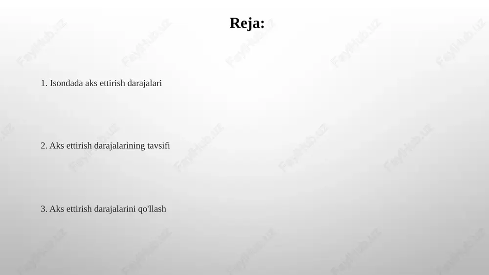 i, taxminlarini 5w1h (nima, nima uchun, qachon, qayerda, kim, qanday) yordamida chuqur o'rganadi va ularni qayta ko'rib chiqadi. aks ettirishning to'rtinchi darajasi: sintetik integratsiya sintetik integratsiya, refleksiyaning 4-darajasi, ilgari tahlil qilingan turli xil perspektivalarni yangi, yaxlit tushunchaga birlashtiradi, 360 graduslik xulosaga olib keladi. bu bosqichda o'quvchi oldingi uchta darajadagi fikrlarni, masalan, 1-darajadagi his-tuyg'ularni va 2, 3-darajadagi tahlillarni 100% o'zlashtiradi. aks ettirish darajalarining isondadagi ahamiyati isondadagi aks ettirishning 1-darajasi, shaxsning tashqi xatti-harakatlarini qamrab oladi, bu jarayon 2 ta muhim kuzatuv orqali sodir bo'ladi. 2-darajali aks ettirish isondada o'zining hissiy holatini tushunishni anglatadi, bu esa 3 xil emotsiyani aniqlashga yordam beradi. aks ettirish darajalarini baholash usullari refleksiyaning chuqurligi baholash uchun 5 ballik likert shkalasi qo'llanilishi mumkin, bunda 1 - minimal, 5 - eng yuqori darajani ifodalaydi va javoblar tahlil qilinadi. intervyular refleksiv amaliyotni aniqlash uchun ishlatiladi, unda savollar ishtirokchilarning o'z tajribalarini tahlil qilish darajasini o'lchashga qaratilgan. isonda orqali shaxsiy va kasbiy o'sish …
