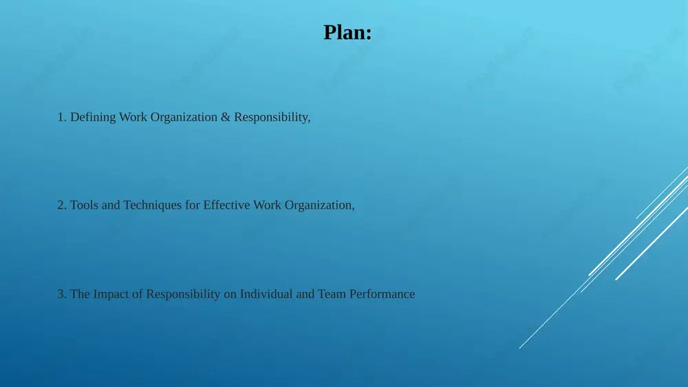 work organization and responsibility - Page 2