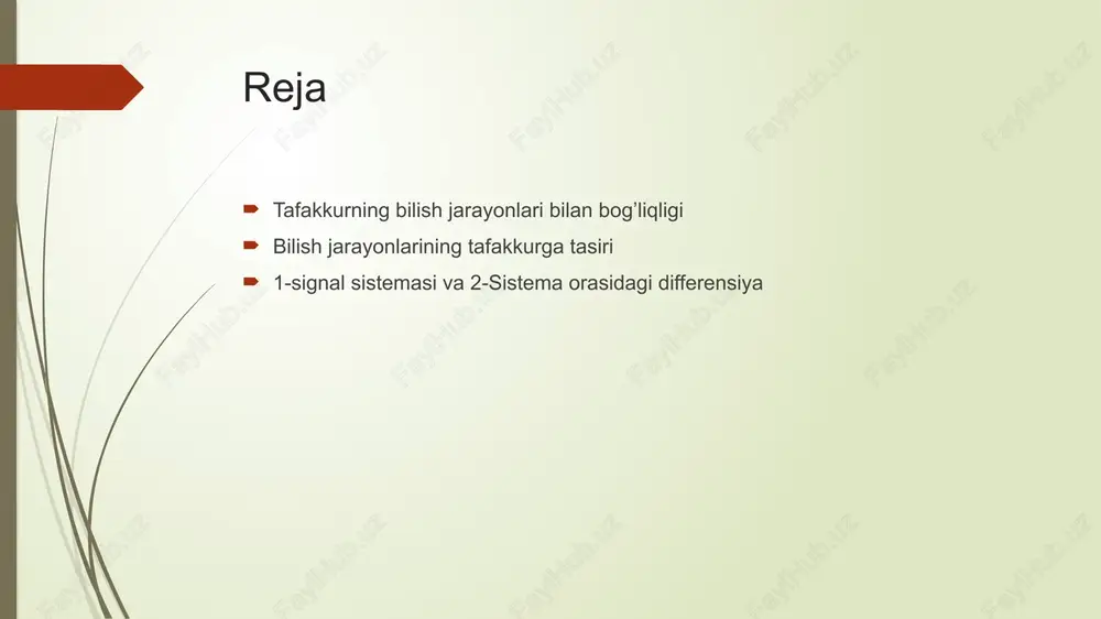 yati suz /nutk/ orkali narsa va xodisalar urtasidagi murakkab munosabatlarni aks ettirishdan iboratdir. insonnning fikr yuritishi bir va undan ortik suzlar, tushunchalar vositasida ifodalanadi. shuning uchun odam uylayotganda uz fikrini aytayotgandek, gapirayotganda esa fikr yuritayotgandek tuyiladi. ergash goziev uzining «tafakkur psixologiyasi» /toshkent, «ukituvchi» nashriyoti, 1990 yil/ kitobida ta fakkurga kuyidagicha ta'rif bergan. «tafakkur atrof muxitdagi vokelikni nutk yordami bilan bavosita, umumlashgan xolda aks ettiruvi psixik protsess, sotsial sababiy boglanishlarni anglashga, yangilik ochishga va prognoz kilishga yunaltirilgan akliy faoliyatdir». bizningcha, ushbu ta'rifda tafakkurning eng muxim xususityalari va funktsiyalari sanab utilgan. tafakkur kuyidagi jarayonlarda yuz beradi. 1. analiz va sintez. 2. takkoslash. 3. abstraktsiyalash. 4. umumlashtirish. 5. konkretlashtirish. 6. klassifikatsiyalash. 7. sistemalashtirish. analiz – shunday bir tafakkur jarayoniki, uning yordami bilan biz narsa va xodisalarni fikran yoki amaliy ravishda bulib /ajratib/, ularning ayrim kismlari va xususiyatlarini taxlil kilamiz. sintez – shunday bir tafakkur jarayonidirki, biz narsa va xodisalarning analizda bulingan ayrim kismlari, …
