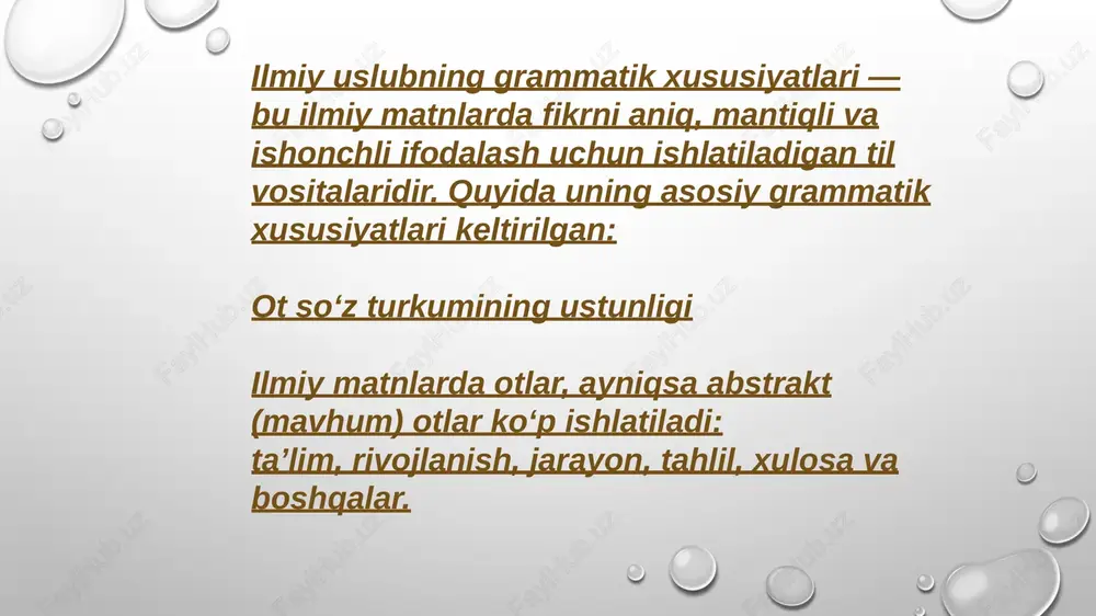 ilmiy uslubning xususiyatlari - Page 2