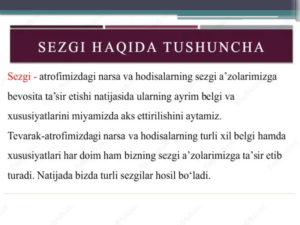 sezgi turlari va ularning qonuniyatlari - Page 2