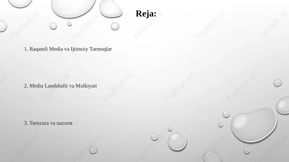 on tv) va 50 dan ortiq radiostansiyalarni (milliy: o'zbekiston radiosi, toshkent, samarqand, buxoro shu jumladan 12 viloyatdagi viloyat stansiyalari) o'z ichiga oladi viloyatlararo oav farqlari davlat nazoratidagi oav (masalan, "o'zbekiston 24" telekanali, o'za) media mahsulotlarining 70% dan ortig'ini tashkil etib, jamoatchilik fikriga ta'sir o'tkazadi va barcha 12 viloyatda voqealarni yoritishni shakllantiradi, garchi nukus yoki namangan kabi yirik shaharlarda xususiy oav ham mavjud bo'lsa-da. ijtimoiy tarmoqlar (facebook, telegram, instagram) xususan, qoraqalpogʻiston kabi mahalliy tilning keng qoʻllanilish darajasi yuqori boʻlgan hududlarda, davlat nazoratini chetlab oʻtib, yangiliklar va fikrlarni tarqatishda muhim rol oʻynaydi, biroq hukumat nazorati va senzura yetish va erkinlikka taʼsir qiluvchi muammolar boʻlib qolmoqda. o'zbekiston mintaqaviy media manzarasi sezilarli farqlarni ko'rsatadi; toshkent 50 dan ortiq telekanal bilan ustunlik qilsa, qishloq joylarda 10-15 radiostansiya asosiy rol o'ynaydi, bu esa axborotga kirish va xilmaxillikka ta'sir qiladi o'zbekistondagi bosma ommaviy axborot vositalari o'zbekistonning 100 dan ortiq gazeta ("pravda vostoka", "xalq so'zi") va 30 dan …