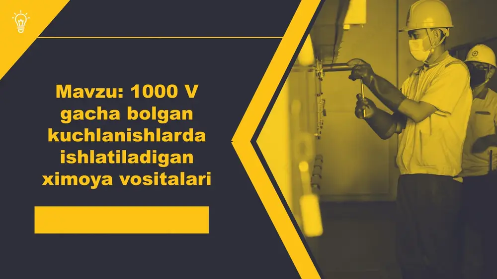 xsus materiallar va texnologiyalar qo'llaniladi. masalan, qurilish jarayonlarida tebranishni kamaytirish uchun amortizatsiya materiallari ishlatiladi, bu esa elektr uskunalarini himoya qilishda muhim rol o'ynaydi. bunday himoya vositalari, shuningdek, yuqori kuchlanishli elektr liniyalari yaqinida ishlashda insonlarni xavf-xatardan saqlaydi. ularning ishlash prinsipi, qisqa tutashuv sodir bo'lganida, elektr oqimi tomonidan yuzaga keladigan yuqori darajadagi oqimni tezda aniqlashga va uni to'g'ri o'chirishga asoslanadi. bu vositalar, o'z navbatida, elektr tizimlarining barqarorligini ta'minlaydi va odamlarning xavfsizligini oshiradi. 1000 v gacha bo'lgan kuchlanishlarda ishlatiladigan himoya vositalari ko'p hollarda ishlab chiqaruvchilarning standartlariga muvofiq bo'lishi kerak. 1000 v gacha bolgan kuchlanishlarda ishlatiladigan qisqa tutashuvlardan himoya vositalari, elektr tizimlarida xavfsizlikni ta'minlash uchun muhim ahamiyatga ega. ushbu vositalar, qisqa tutashuv paytida elektr oqimini nazorat qilib, jihozlarning ishdan chiqishini oldini olishda yordam beradi. ular, asosan, avtomatik o'chirish mexanizmlari, termal va elektromagnit himoya releslari kabi elementlardan iborat. qisqa tutashuvlardan himoya vositalari ularning ishlash prinsipi va qo'llanishi xavfsizlikni ta'minlash vositalari xavfsizlikni ta'minlash vositalari uchta asosiy …