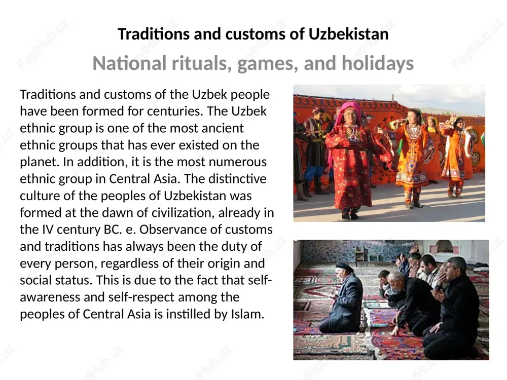 st a custom, it is a moral law, who came to us from the depths of time. holiday nowruz word "nowruz"translates to " new day". the holiday is celebrated on march 21. it is during this spring season that nature finally wakes up after hibernation, symbolizing the beginning of the new year with its renewal. nowruz - an ancient holiday, according to historians, it was celebrated 3000 years ago. how do they celebrate nowruz these days? if the celebration of the european new year starts at midnight, then nowruz they celebrate during the day. just like new year's eve, nowruz - a family holiday, it is also customary to celebrate it in the circle of relatives and friends. following the main day of celebration navruz - march 21, followed by 13 more public holidays, when it is customary to invite guests, as well as go to visit, visit relatives, friends …
