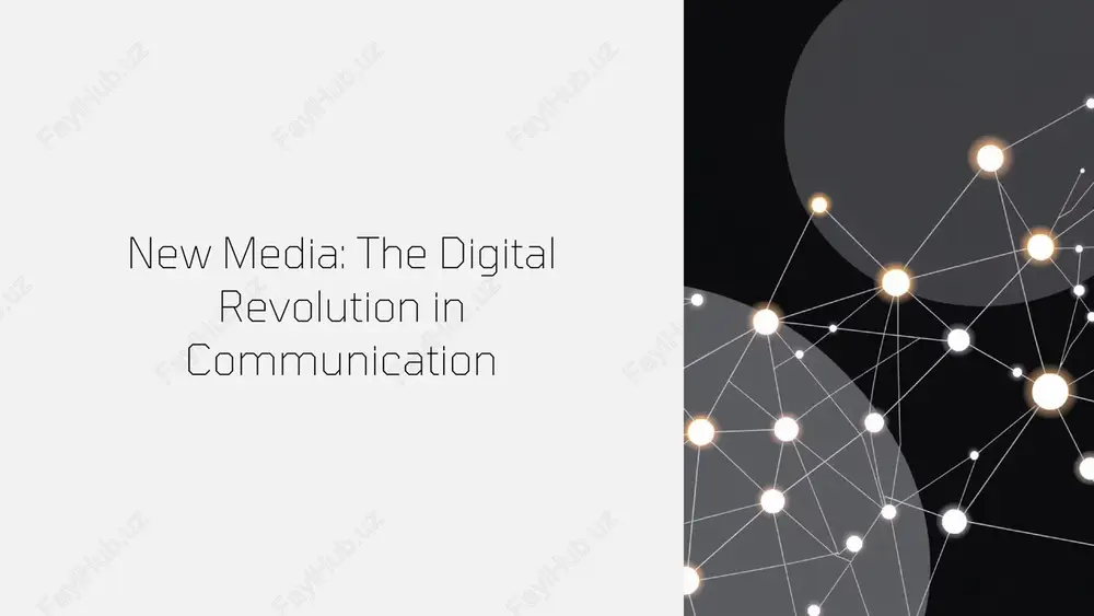w media’s impact on society and culture 1 accelerated information news and personalized content spread globally almost instantaneously. 2 blurred boundaries the lines between public and private, and interpersonal and mass communication, are increasingly indistinct. 3 challenges ahead raises critical concerns like misinformation, digital privacy, and content moderation at scale. https://gamma.app/?utm_source=made-with-gamma https://gamma.app/?utm_source=made-with-gamma new media in business and marketing new media has revolutionized how businesses reach customers, offering unprecedented targeting and engagement opportunities. • highly targeted advertising with lower costs. • growth through social media, influencer partnerships, and seo. • digital marketing agencies boost client revenues by 200% to 2,500%. https://gamma.app/?utm_source=made-with-gamma https://gamma.app/?utm_source=made-with-gamma new media art: the fusion of technology and creativity new media art pushes creative boundaries by integrating advanced technologies into artistic expression. artists like eduardo kac and nam june paik pioneered this field, challenging traditional art forms and exhibition methods by blending technology and culture. https://gamma.app/?utm_source=made-with-gamma https://gamma.app/?utm_source=made-with-gamma the future …