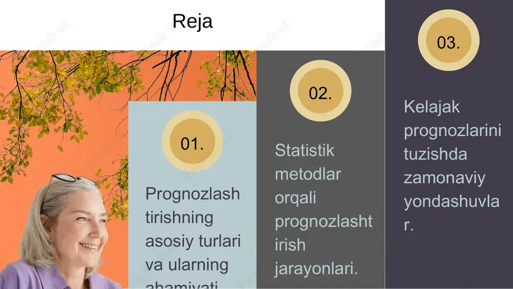 qilishni osonlashtiradi, bu esa murakkab vaziyatlarni yaxshiroq tushunishga yordam beradi. ikkinchidan, sifatli prognozlar tez va oson amalga oshirilishi mumkin, chunki ular ko'p vaqt va resurslarni talab qilmaydi. uchinchi xususiyat - bu insoniy omillarni hisobga olish, bu esa prognozlarni yanada aniq va ishonchli qiladi. sifatli prognozlashtirishning bir qancha afzalliklari mavjud. bular orasida o'zgaruvchan sharoitlarda tezkor moslashuvchanlik va innovatsion g'oyalarni qo'llab-quvvatlash kabilar bor. masalan, bozor talabini o'rganish va iste'molchilar xulq-atvorini tahlil qilishda sifatli prognozlashtirish juda foydali bo'lishi mumkin. bundan tashqari, sifatli prognozlar ko'pincha raqobatbardosh ustunlikni ta'minlaydi, chunki ular strategik qarorlar qabul qilishda yordam beradi. misol sifatida, bir kompaniya yangi mahsulotni ishlab chiqish jarayonida iste'molchilarning fikrlarini olish uchun sifatli tadqiqot o'tkazishi mumkin. boshqa bir misol sifatida, xizmat ko'rsatuvchi sohada, mijozlarning ehtiyojlarini tushunish uchun sifatli intervyular o'tkazilishi mumkin. miqdoriy prognozlashtirish asosiy usullar miqdoriy prognozlashtirishda bir nechta asosiy usullar mavjud. eng keng tarqalganlari orasida vaqt seriyalari, regressiya tahlili va eksponential silliqlash usullari mavjud. har bir …