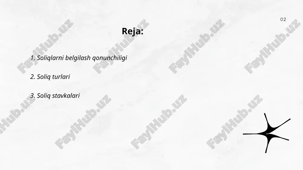esa bu stavka yuqoriroq bo‘lishi mumkin. ijtimoiy soliq stavkasi ish beruvchilar uchun 12% ni tashkil qiladi. ko‘chmas mulk solig‘i va boshqa mahalliy soliq stavkalari ham mavjud bo‘lib, ular mulkning turi, joylashuvi va boshqa omillarga qarab farq qilishi mumkin. o‘zbekiston soliq tizimida bir qator imtiyozlar va soliq yengilliklari mavjud. ... t.me/slaydai_bot 4. soliq deklaratsiyasi 4. soliq deklaratsiyasi mavzusi soliq to‘lovchilarning yillik daromadlari va soliq majburiyatlarini hisoblash uchun taqdim etilishi zarur bo‘lgan hujjatdir. o‘zbekiston soliq qonunchiligiga muvofiq, jismoniy shahslar va yuridik shaxslar yillik daromadlari va xarajatlari haqida ma’lumotni soliq organlariga taqdim etishlari kerak. soliq idoralari bu ma'lumotlarni soliq summasini aniqlashda ishlatadi. deklaratsiyani taqdim etish muddati har yili mart oyining 1-dan 1-maygacha belgilangan. yangi qonunchilikka ko‘ra, soliq deklaratsiyasini internet orqali elektron shaklda ham topshirish imkoniyati mavjud. buni amalga oshirgan shaxslar qo'shimcha qulayliklarga ega bo‘lishlari mumkin. ... t.me/slaydai_bot soliq imtiyozlari tadbirkorlik va iqtisodiy rivojlanishni rag‘batlantirish uchun muhim vositalar hisoblanadi. o‘zbekistonda ba’zi sohalar uchun alohida …