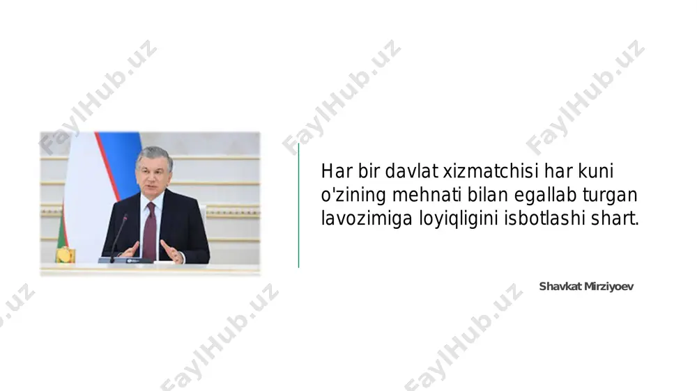 erganova s. chop etilgan yili: 2024 kitob nomi: “nomoddiy aktivlar: ularning korporativ qiymat va iqtisodiy o‘sishga qo‘shgan hissasini o‘lchash va oshirish” (intangible assets: measuring and enhancing their contribution to corporate value and economic growth) muallif: john hand, baruch lev chop etilgan yili: 2003 kitob nomi: “beshinchi intizom: ta’lim tashkilotlarini yaratish san’ati va amaliyoti” (the fifth discipline: the art & practice of the learning organization) muallif: peter senge chop etilgan yili: 1990 maqsad: vazifalar: 1. nomoddiy resurslarni aniqlash va ularni tahlil qilish va loyihalar ishlab chiqish. 2. o‘quvchilarning kreativ va innovatsion fikrlashini rivojlantirish. 4. mustaqil izlanishlarni va loyihalarni rag‘batlantirish. 3. nomoddiy resurslardan foydalanib ta’lim sifatini oshirish. insert title here insert title here insert title here insert title here mavzu yuzasidan xorijiy davlatlar tajribalari xitoyda esa baholash tizimida sun’iy intellekt asosida ishlaydigan dasturlar keng qo‘llaniladi. o‘quvchilarning bilim darajasi real vaqt rejimida tahlil qilinadi va ular uchun individual ta’lim yo‘nalishi sun’iy intellekt yordamida …