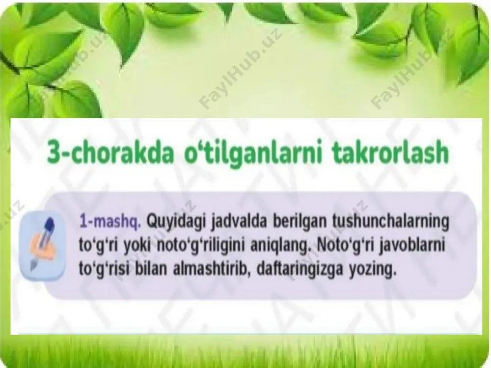 ona tili 4-chorak 1-dars @gulchehramirhomidovna - Page 2