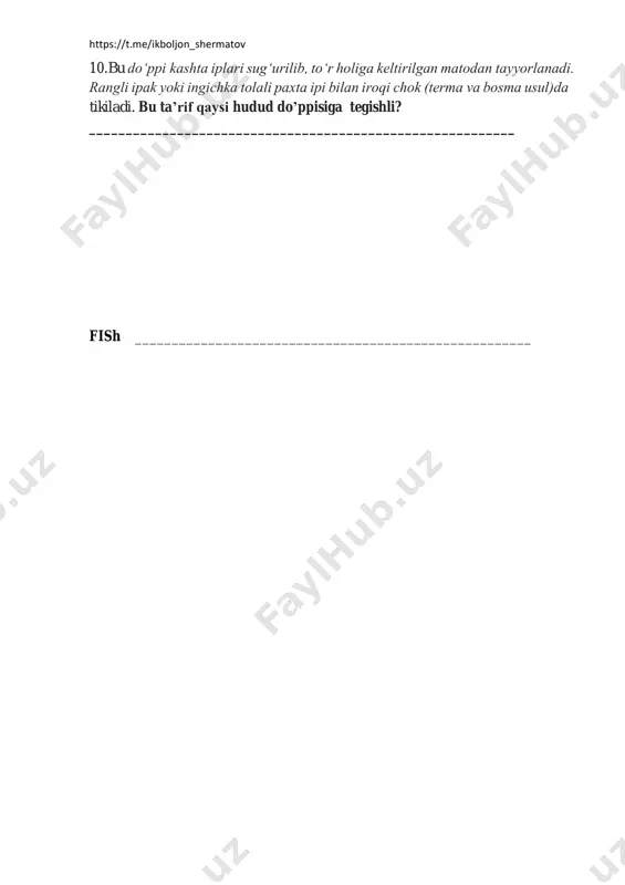 5-sinf ona tili 1-nazorat ishi - Page 2