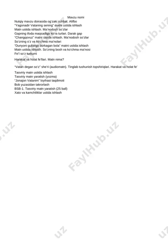 ona tili 5-sinf i chorak ish reja - Page 2