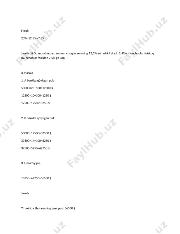5-sinf matem 8-bsb javoblari 4-chorak - Page 2