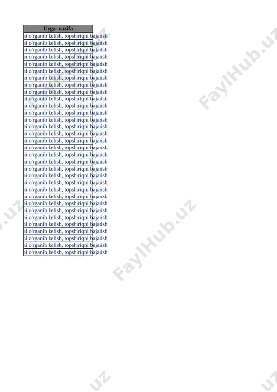 avzuni o'rganib kelish, topshiriqni bajarish 23 ko‘chirma gap va ularda tinish belgilarining qo‘llanishi mavzuni o'rganib kelish, topshiriqni bajarish 24 “kitob tabiblari” matni ustida ishlash mavzuni o'rganib kelish, topshiriqni bajarish 25 matn ustida ishlash. matnni kichik qismlarga ajrata olish mavzuni o'rganib kelish, topshiriqni bajarish 26 taqlid so‘zlar mavzuni o'rganib kelish, topshiriqni bajarish 27 videolavha bilan tanishish. tinglab tushunishga oid topshiriqlar ustida ishlash mavzuni o'rganib kelish, topshiriqni bajarish 28 xabar matni yozish mavzuni o'rganib kelish, topshiriqni bajarish 29 “zukko kitobxon” loyihasi taqdimoti mavzuni o'rganib kelish, topshiriqni bajarish 30 bob yuzasidan takrorlash mavzuni o'rganib kelish, topshiriqni bajarish 31 nazorat ishi mavzuni o'rganib kelish, topshiriqni bajarish 32 nazorat ishi tahlili mavzuni o'rganib kelish, topshiriqni bajarish list2 t\r mavzular nomi uyga vazifa 1 narsalarning to’plamlari.1dan 10 gacha bo’lgan sonlar. 3-bet 2 o‘xshashlik va farqlanish 4-bet 3 narsalarni o‘lchamlari bo’yicha taqqoslash 5-bet 4 narsalarni o‘lchamlari bo’yicha taqqoslash 6-bet 5 narsalarning o‘zaro joylashuvi 7-bet 6 narsalarning o‘zaro …