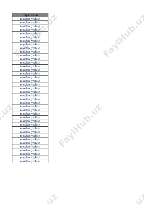 hakning noma'lum burchaklarini topish masalani yechish 40 9-nazorat ishi masalani yechish list2 t\r mavzular nomi uyga vazifa 1 narsalarning to’plamlari.1dan 10 gacha bo’lgan sonlar. 3-bet 2 o‘xshashlik va farqlanish 4-bet 3 narsalarni o‘lchamlari bo’yicha taqqoslash 5-bet 4 narsalarni o‘lchamlari bo’yicha taqqoslash 6-bet 5 narsalarning o‘zaro joylashuvi 7-bet 6 narsalarning o‘zaro joylashuvi 8-bet 7 narsalarni xossalari bo‘yicha to‘plamlarga ajratish 9-bet 8 to‘plamlarni tashkil qilgan narsalar soni bo’yicha taqqoslash 10-bet 9 1 dan 10 gacha bo‘lgan sonlarning atalishi 11-bet 10 narsalarning sanog‘i va ketma-ketligi 12-bet 11 narsalarning sanog‘i va ketma-ketligi 13-bet 12 katta,kichik,teng tushunchalari 14-bet 13 1dan 5 gacha bo‘lgan sonlarni raqamlash. 1 soni 15-bet 14 2 soni 16-bet 15 3 soni 17-bet 16 4 soni 18-bet 17 5 soni 19-bet 18 5 ichida =,+,- ishoralaridan foydalanib, natijalarni yozish 20-bet 19 5 ichida =,+,- ishoralaridan foydalanib, natijalarni yozish 21-bet 20 6 dan 9 gacha bo‘lgan sonlarni raqamlash. 6 soni 22-bet 21 7 …