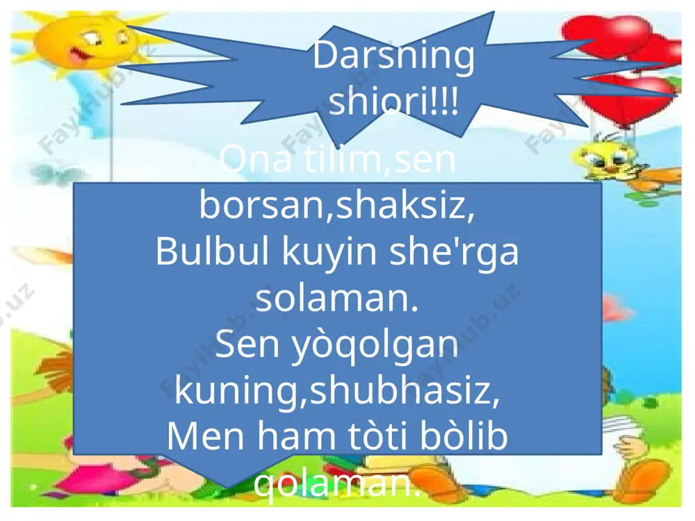 ona tili 3-sinf 1-qism 1-dars.pptx tayyor - Page 2