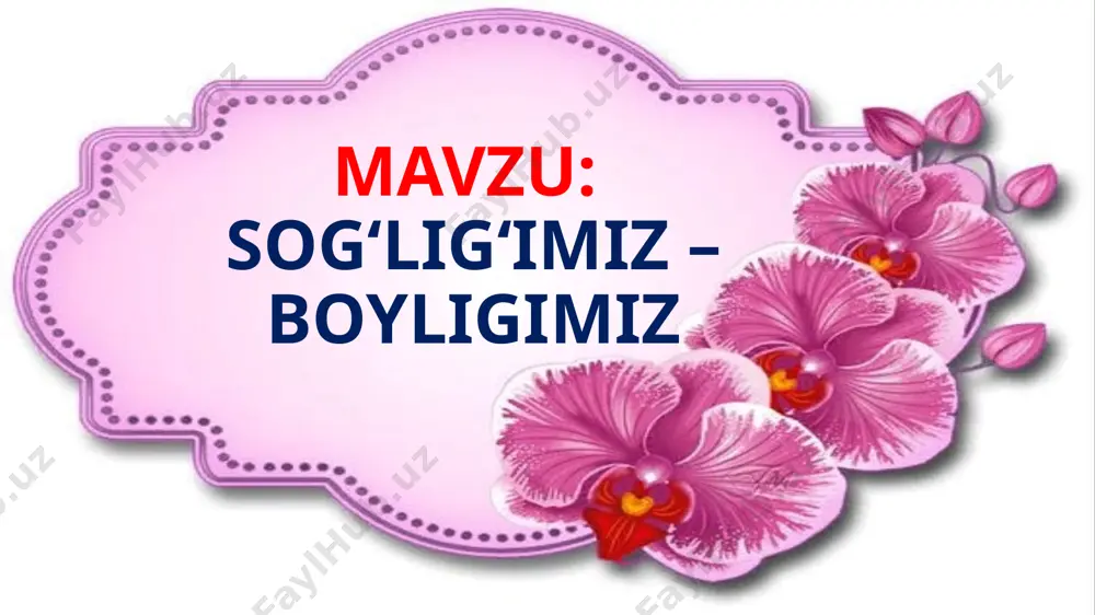 atashgani bejiz emas. abu ali ibn sino quyidagi maslahatlari bilan insonlarni sog‘lom hayot tarziga undagan: “sog‘lom yashamoqchi bo‘lgan odamlar uyquga jiddiy e’tibor berishlari kerak. ularning uyqusi me’yorida bo‘lishi va ortiqcha bo‘lmasligi lozim; uyqusizlik miya va uning butun kuchiga zarar berishidan ehtiyot bo‘lish kerak”. uyga vazifa: image1.jpg image2.jpg image3.jpg image4.png image5.png image6.png image7.png image8.jpg image9.jpg image10.jpg image11.jpg image12.jpeg image13.jpg image14.jpg image15.jpg image16.jpg image17.jpg