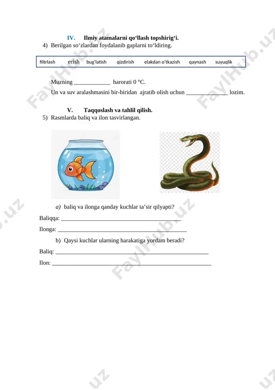 5-sinf tabiiy fan 2-bsb demo @summativ_formativ_baholash - Page 2