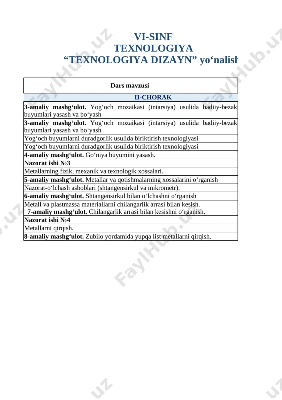 texnologiya 6-sinf td - Page 2