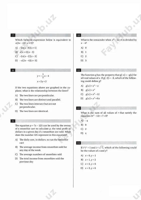 sat - mock test # 15 - Page 2