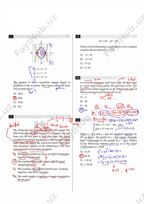 sat - practice test # 27-yechim - Page 2