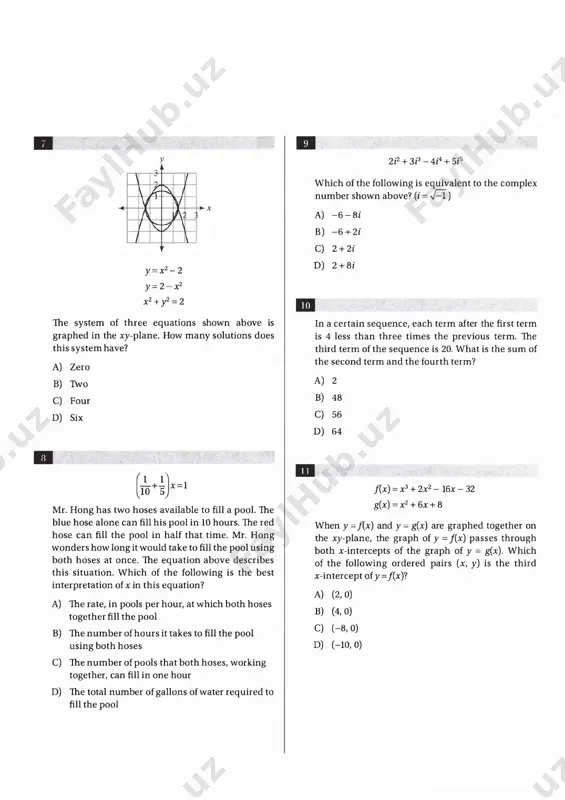 sat - practice test # 27 - Page 2