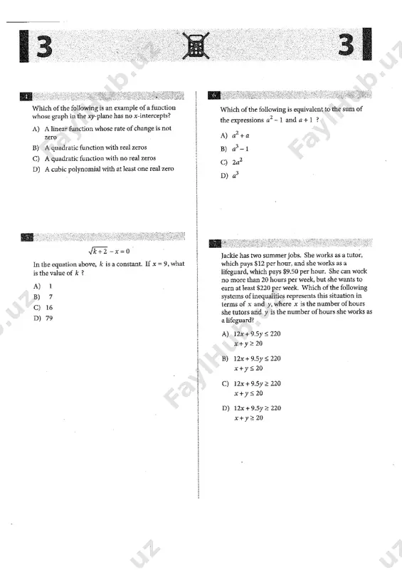 sat - practice test # 26 - Page 2