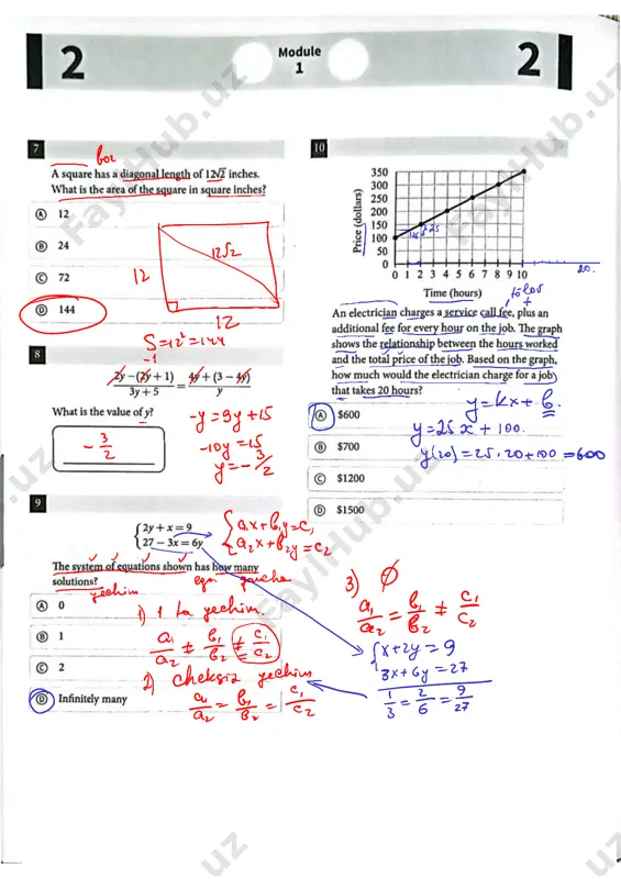 sat - practice test # 24-yechim - Page 2
