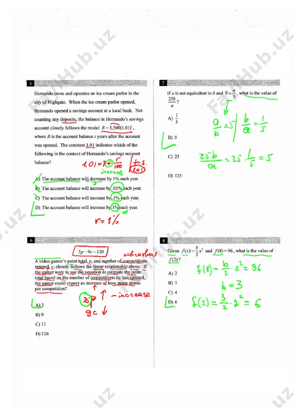 sat - mock test # 10-yechimi - Page 2