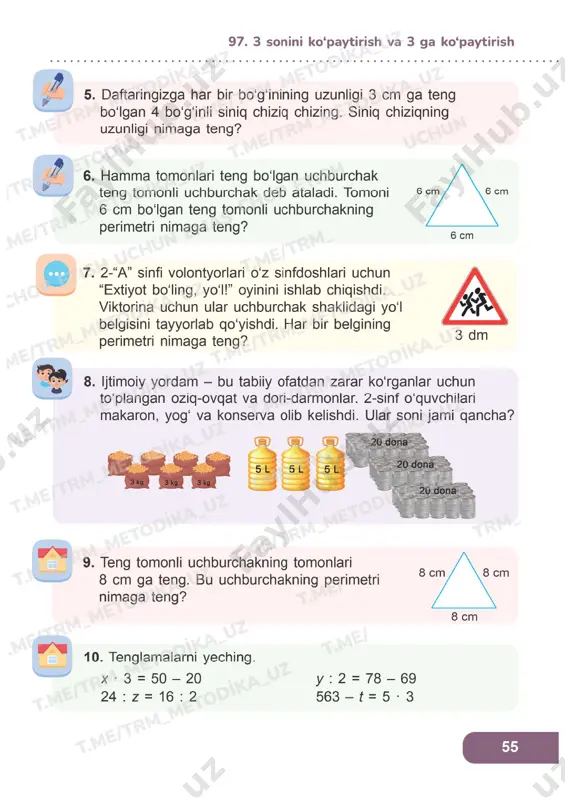 matematika 2 sinf darslik 97-101 - Page 2