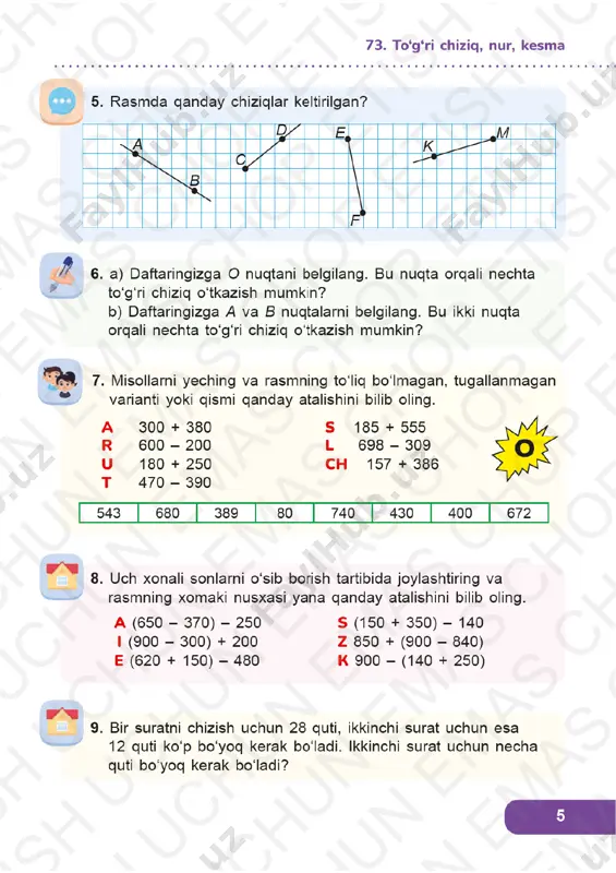 matematika 2-sinf 73-77-darslar - Page 2