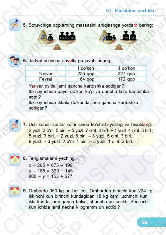 matematika 2-sinf 57-60-darslar - Page 2