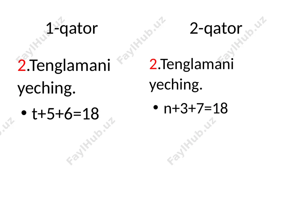 2-sinf 1-nazorat ishi matematika - Page 2