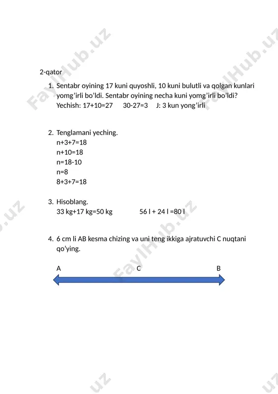2-sinf matematika 1-ni javoblari - Page 2