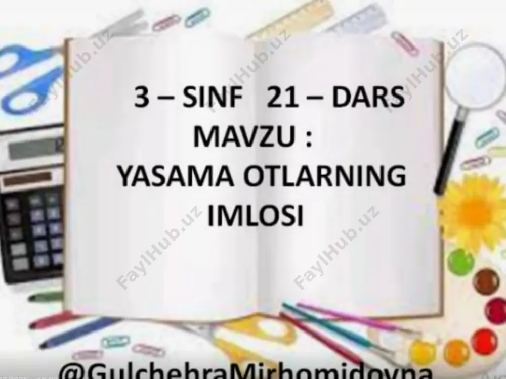 21-dars ona tili 3-chorak 3-sinf @gulchehramirhomidovna - Page 2