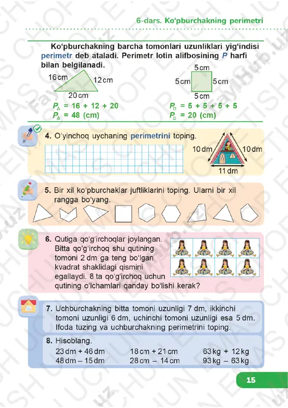 matematika 1-sinf 4-chorak 6-10-darslar - Page 2