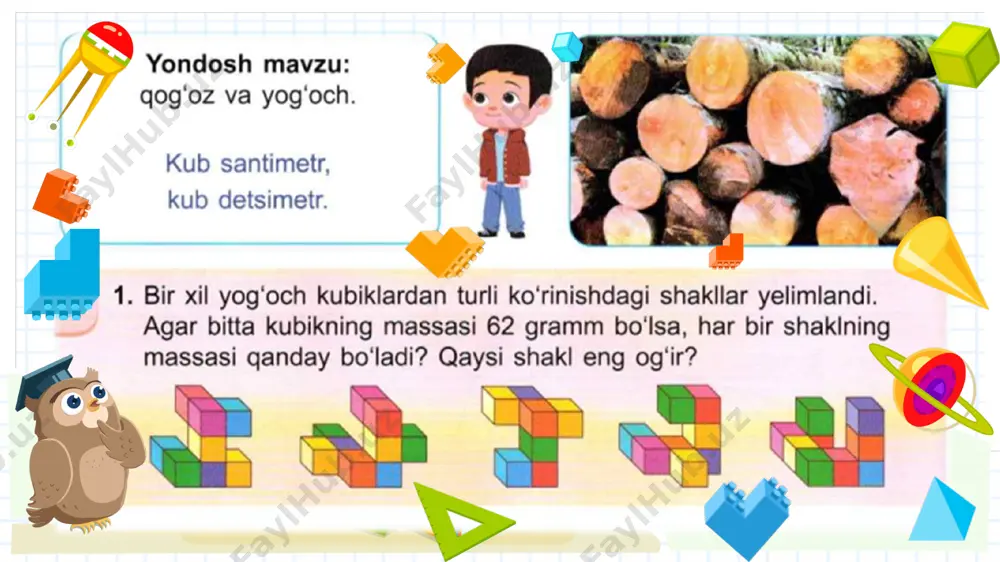matematika-3 hajm birliklari 34-36 sahifa - Page 2
