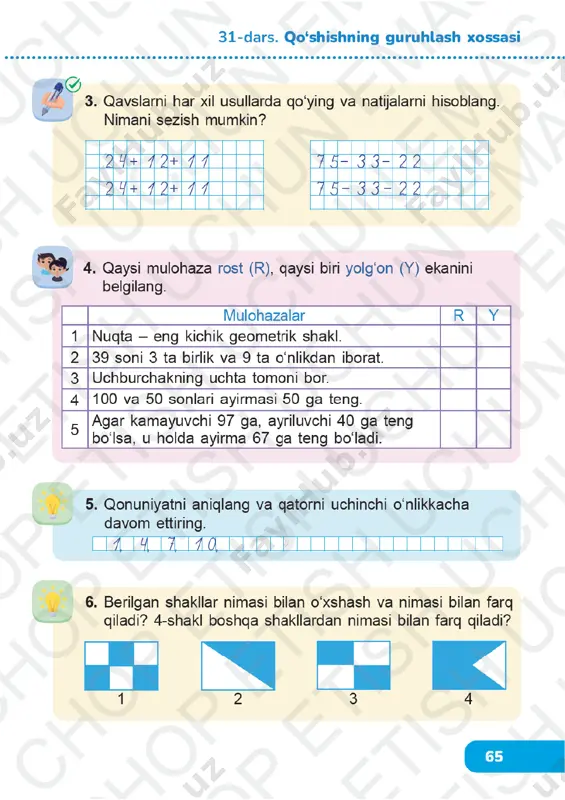matematika 1-sinf 31-33-darslar - Page 2