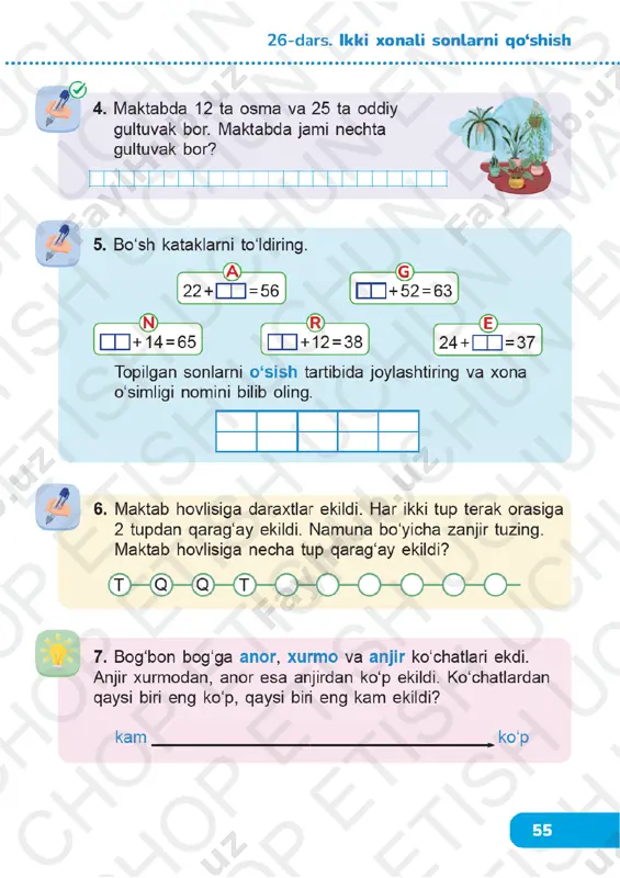 matematika 1-sinf 26-30-darslar - Page 2
