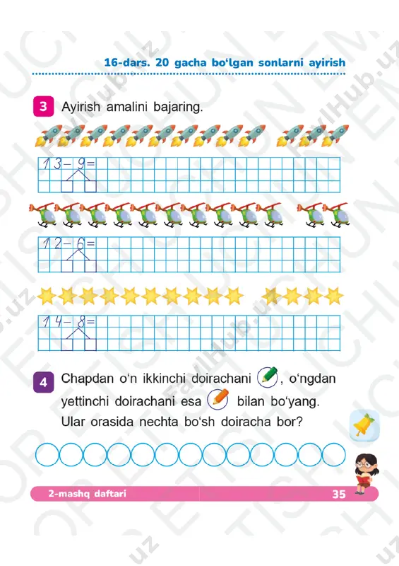 matematika daftar 1-sinf (2) 16-20-darslar - Page 2