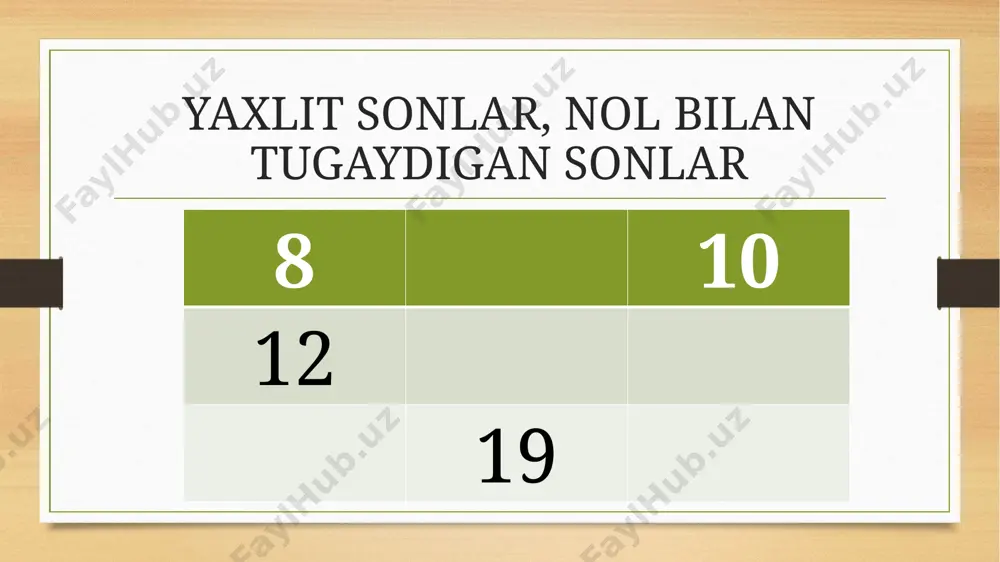 1-sinf yaxlit sonlar anora - Page 2