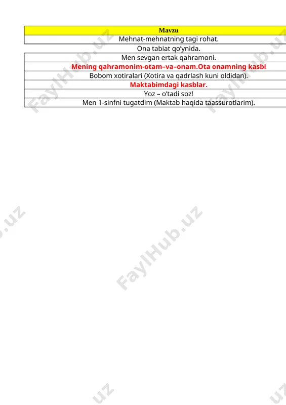 1- sinf soati kundalik comga 4-chorak - Page 2