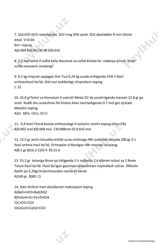 kimyo milliy sertifikat 2026 - Page 2