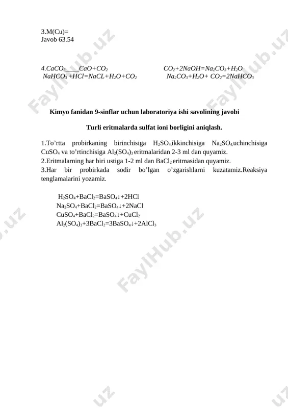 9-sinf olimpiada javoblari - Page 2