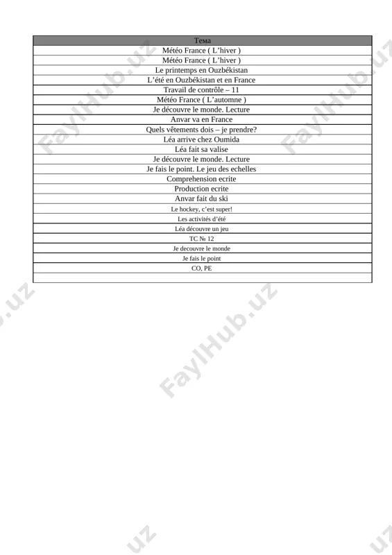 5-sinf fransuz tili 4-chorak @e_baza_ishreja - Page 2